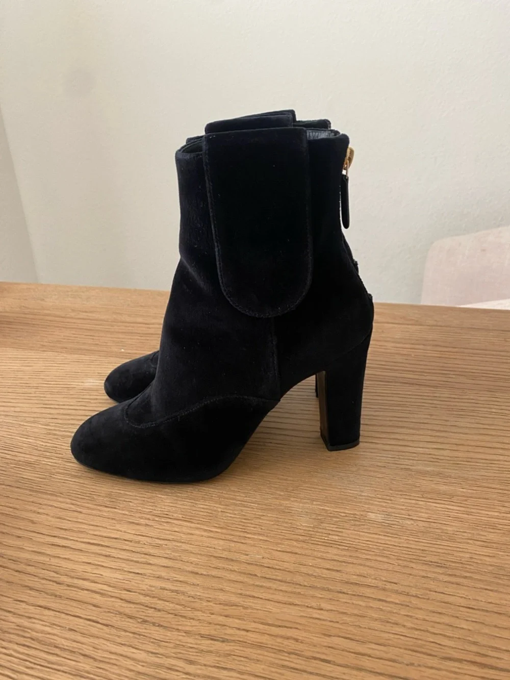 Chanel coin pendant booties